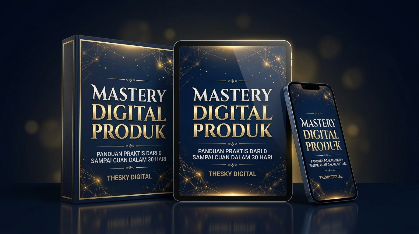 Mastery Digital Produk 3D Mockup Bundle